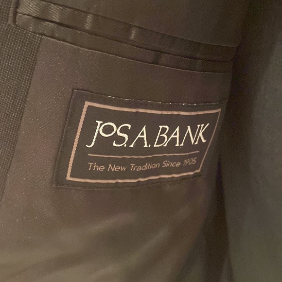 Jos.A.Bank 💯 wool executive black textured all seasons Jacket. Size 42R - Picture 7 of 9